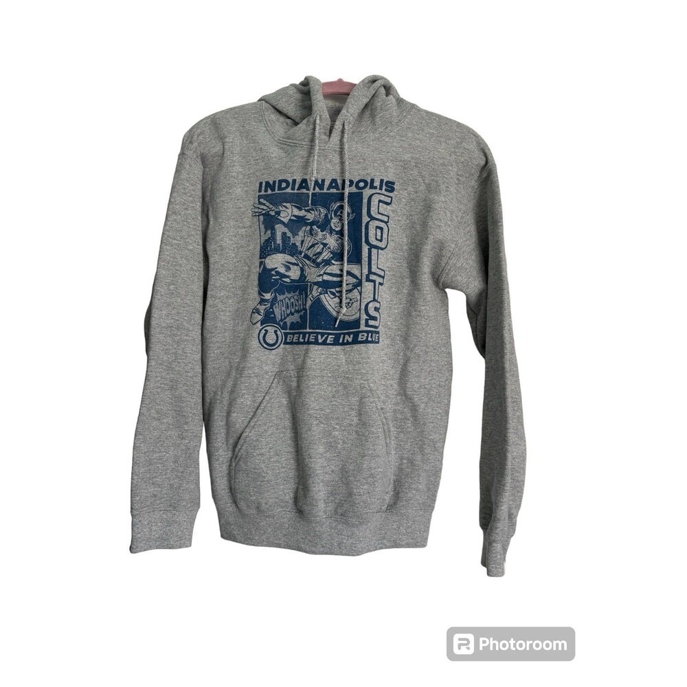 Marvel Junk Food Indianapolis Colts Sweatshirt Men's Gray/Heather Small
